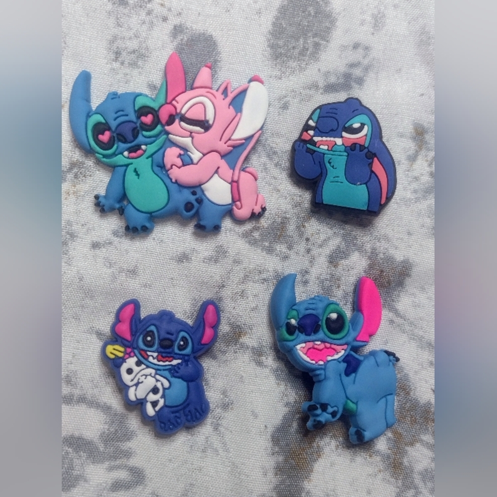 New! 4 Lilo And Stitch Croc/Shoe Charms